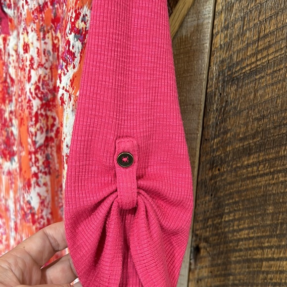 Bit and bridle multicolored blouse 100% rayon fabric in front size XL - Picture 4 of 6